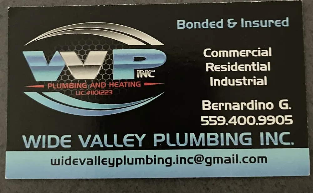 Slide of Wide Valley Plumbing