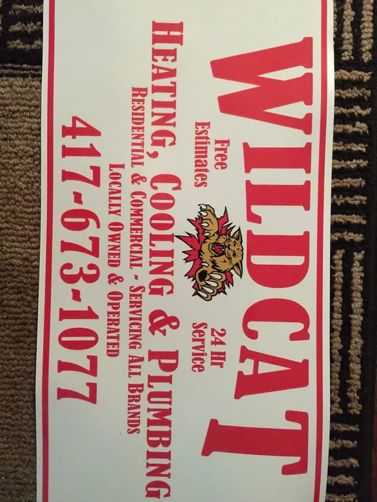 Slide of Wildcat Heating, Cooling, and Plumbing