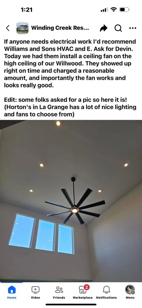 Slide of Williams And Sons HVAC & E