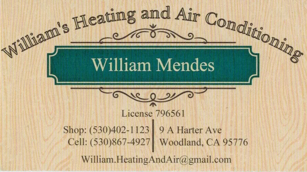 Slide of William's Heating and Air Conditioning