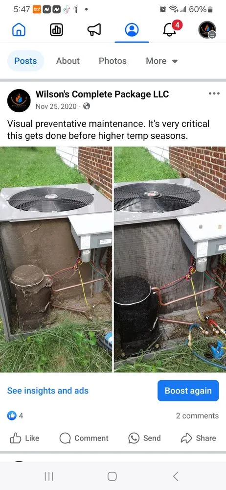 Slide of Wilson's Complete Package