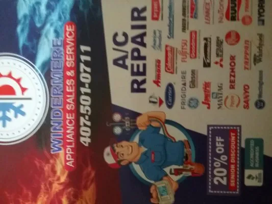 Windermere appliance sales and service Logo