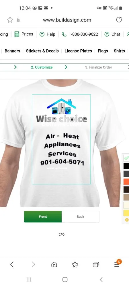 Slide of Wise Choice Air Heat And Appliances Repair Center