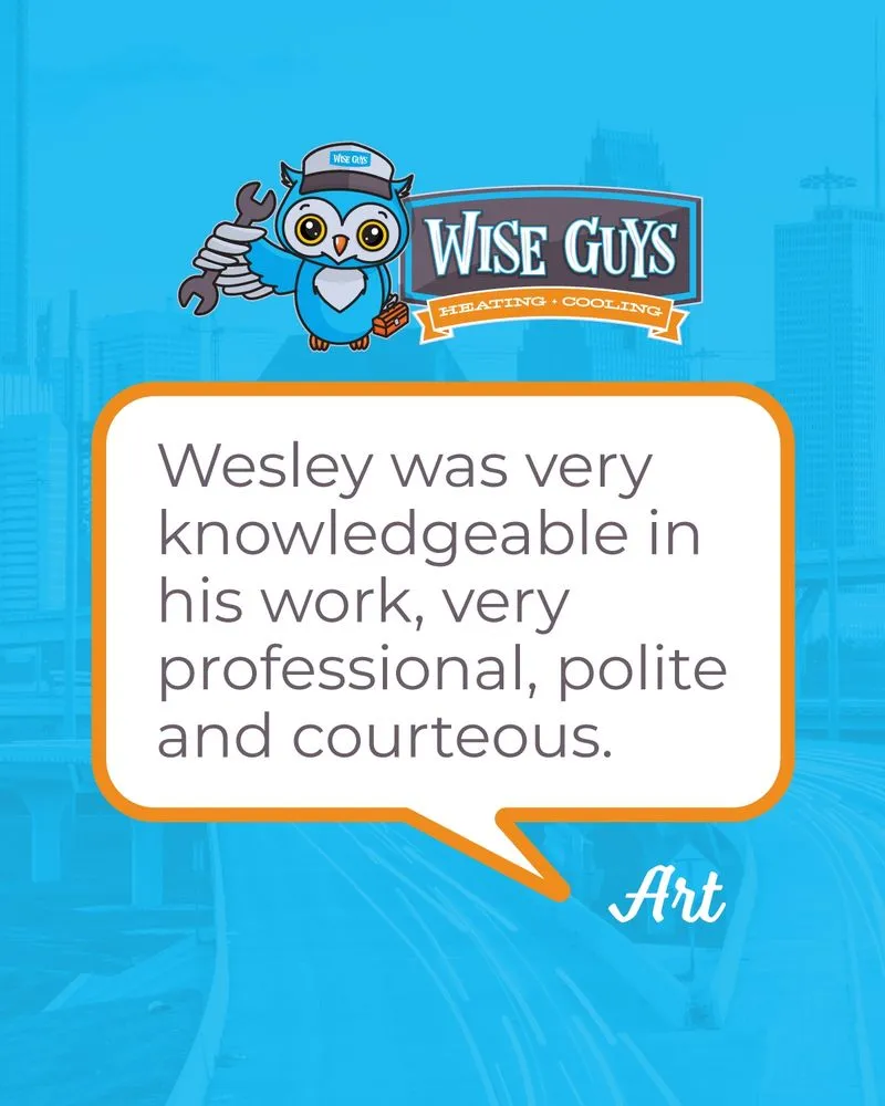 Slide of Wise Guys Heating & Cooling