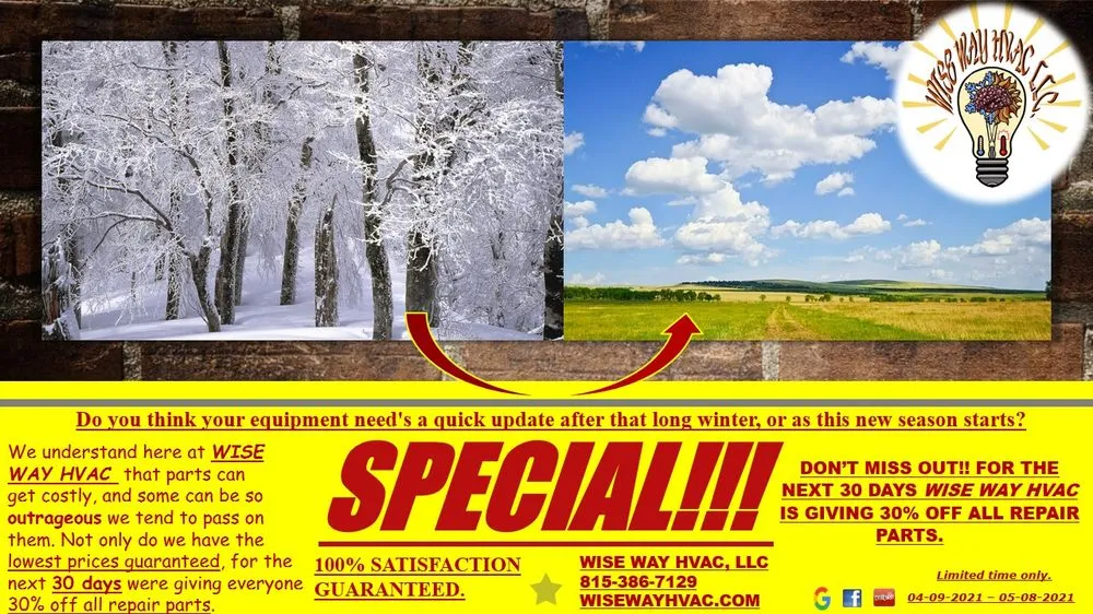 Slide of Wise Way HVAC