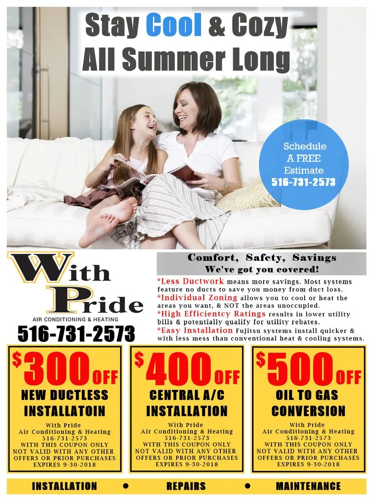 Slide of With Pride Air Conditioning & Heating