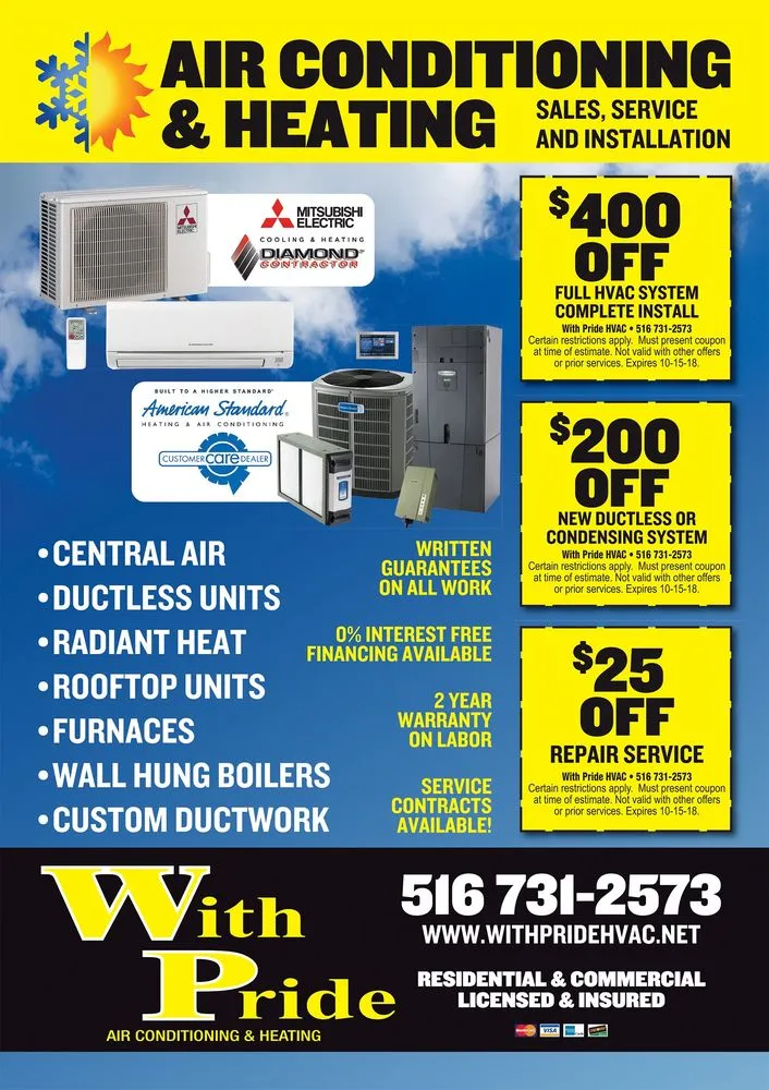 Slide of With Pride Air Conditioning & Heating
