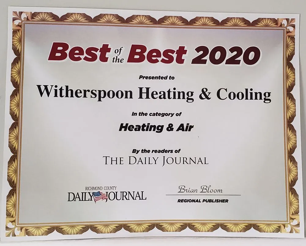 Slide of Witherspoon Heating & Cooling