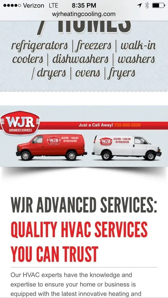 Slide of WJR Advanced Services