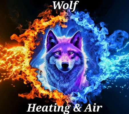 Wolf Heating And Air Logo