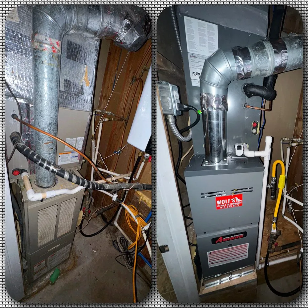 Slide of Wolf's Heating & Air Conditioning