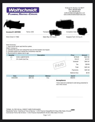 Wolfschmidt Plumbing, Heating & Cooling