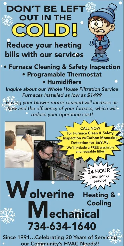 Slide of Wolverine Mechanical HVAC