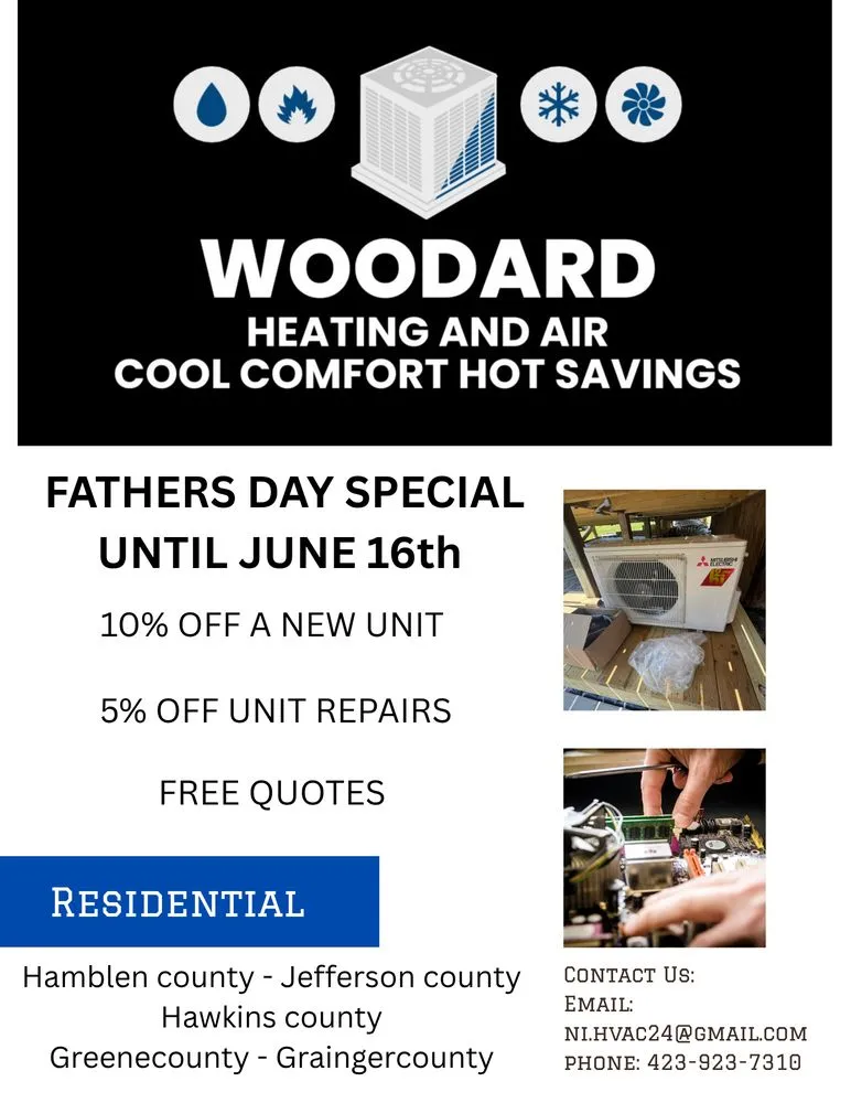 Slide of Woodard Heating And Air