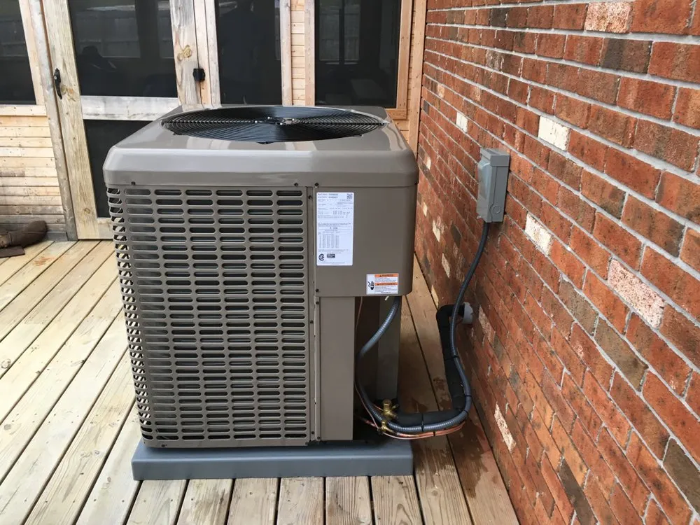 Slide of Worry Free Heating and Cooling