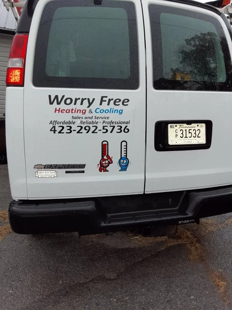 Slide of Worry Free Heating and Cooling
