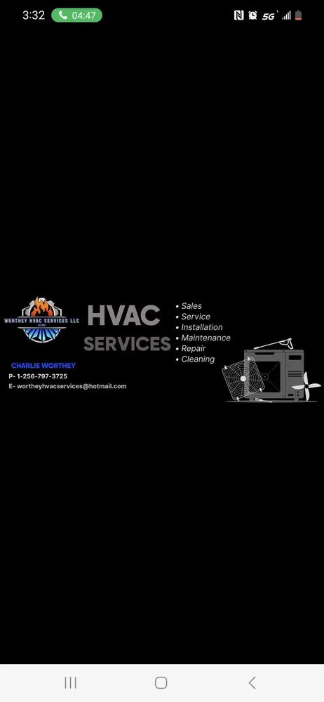 Slide of Worthey HVAC Services