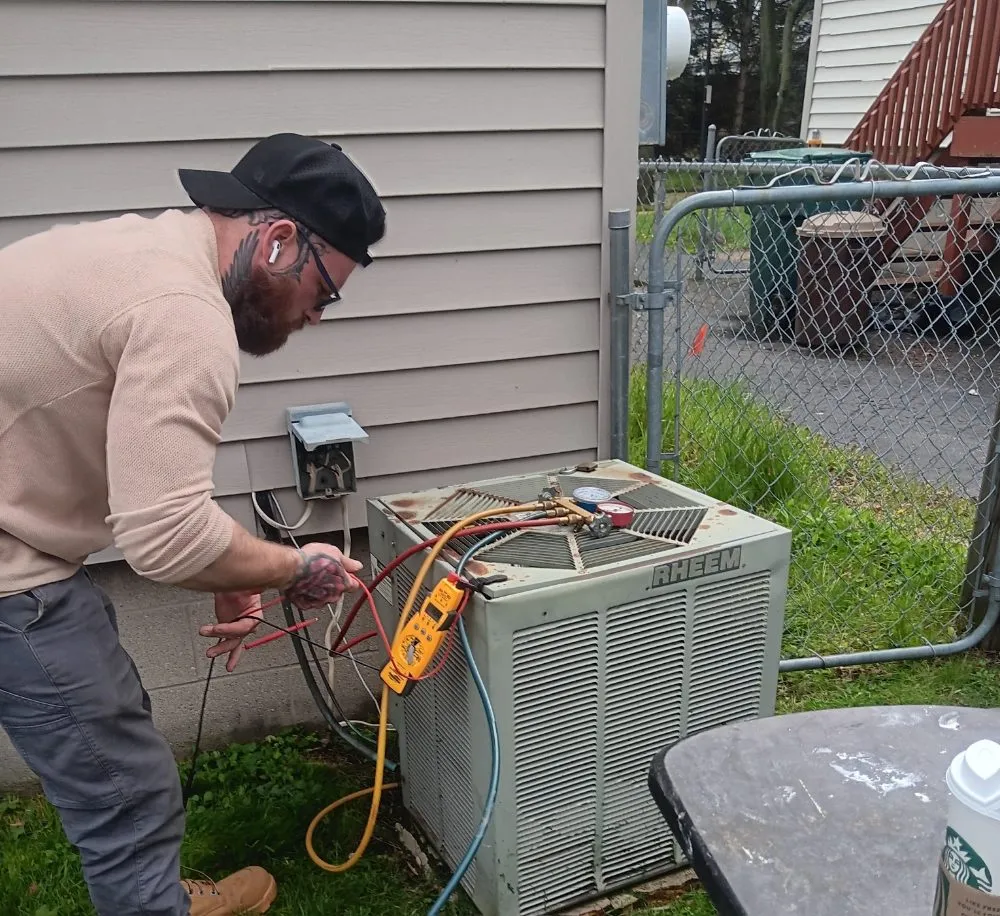 Slide of Wright heating and cooling