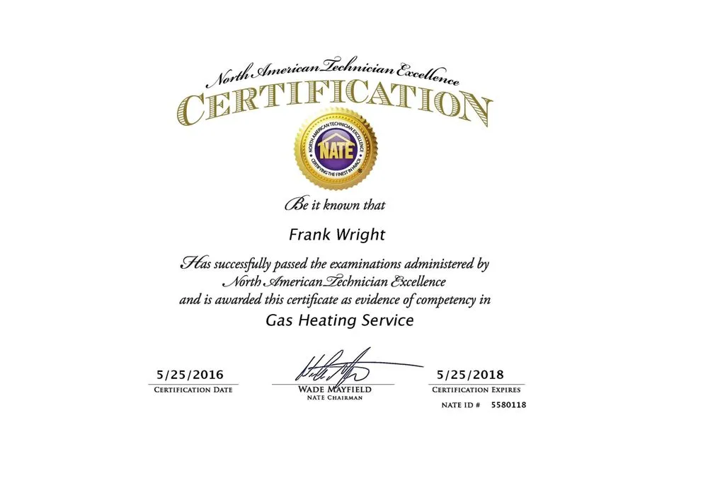 Slide of Wright's Heating & Air