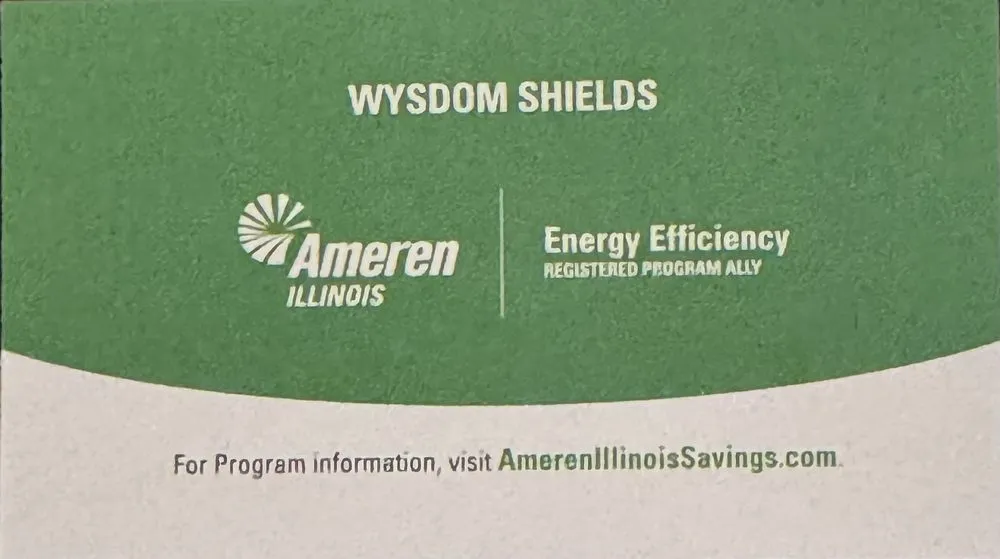 Slide of Wysdom Shields Energy Efficiency