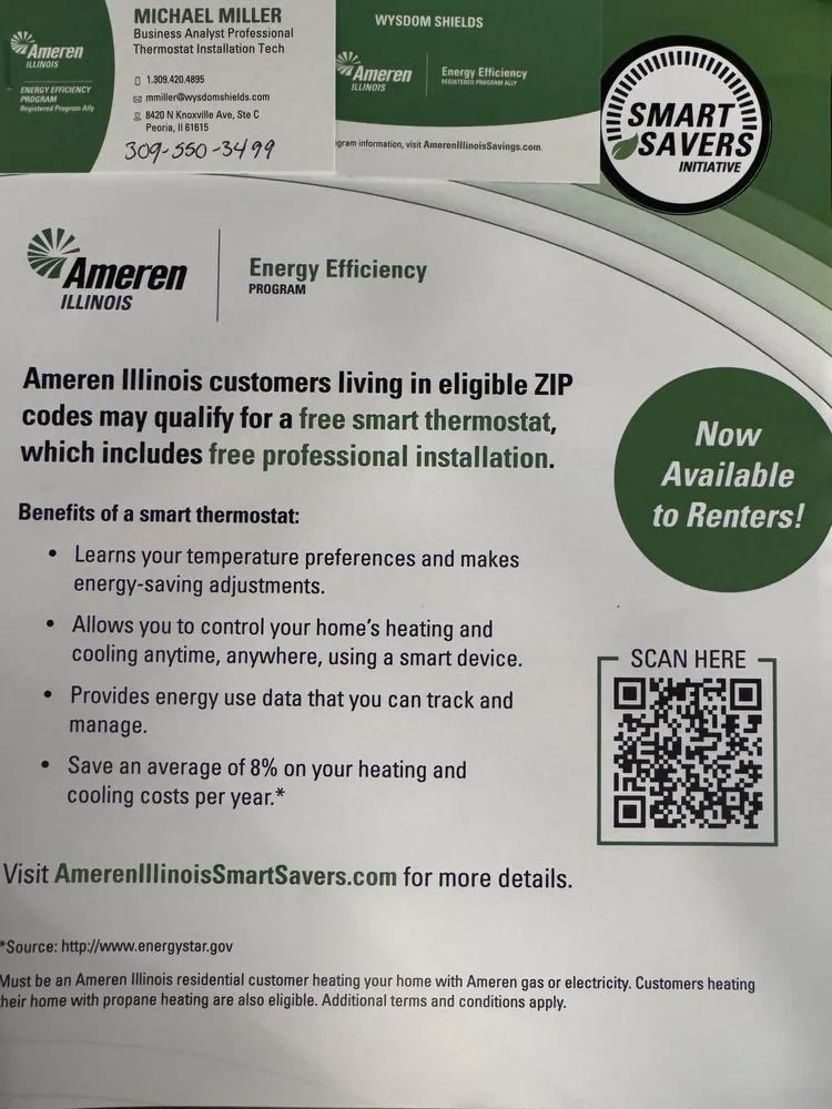 Slide of Wysdom Shields Energy Efficiency