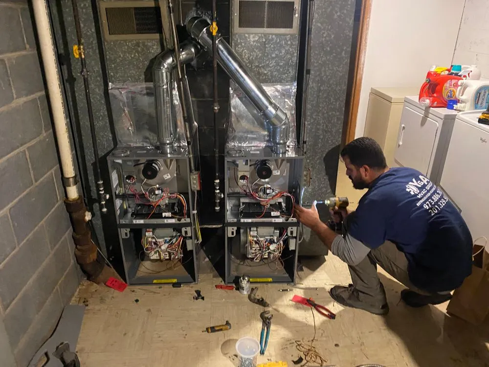 Slide of Y & A HVAC Group