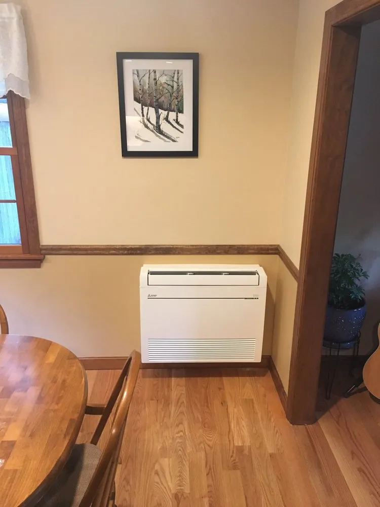 Slide of Year Round Heating and Cooling