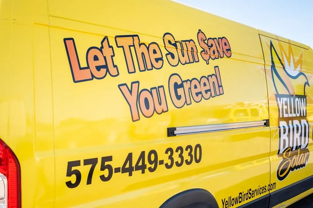 Slide of Yellow Bird Services