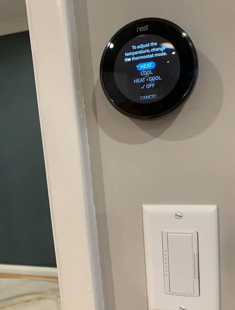 Slide of Yellow Heating & Cooling