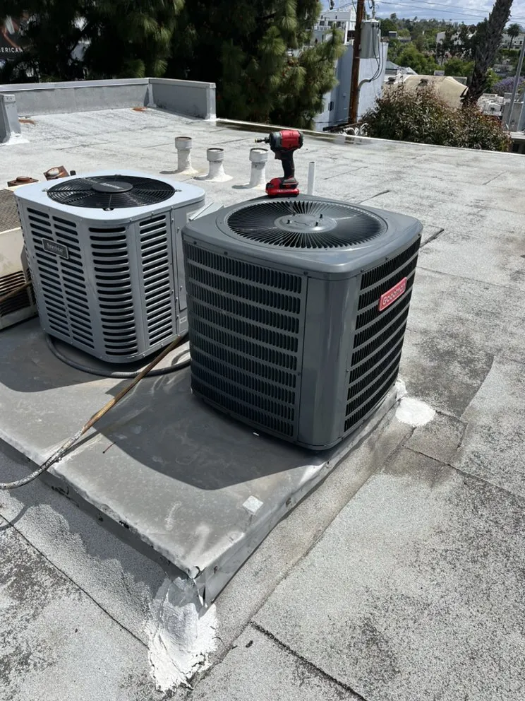 Slide of Yellow Heating & Cooling