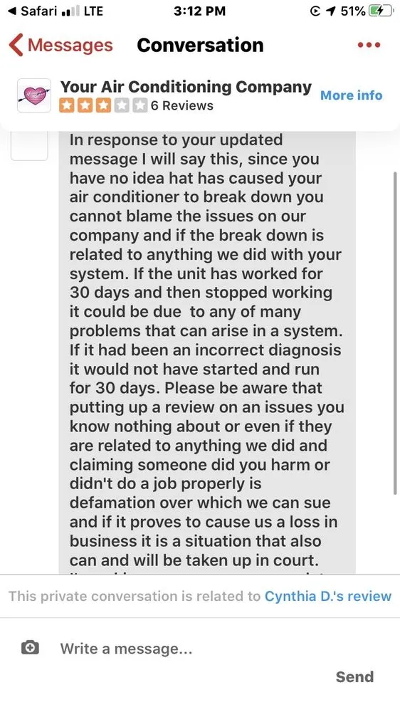 Slide of Your Air Conditioning Company