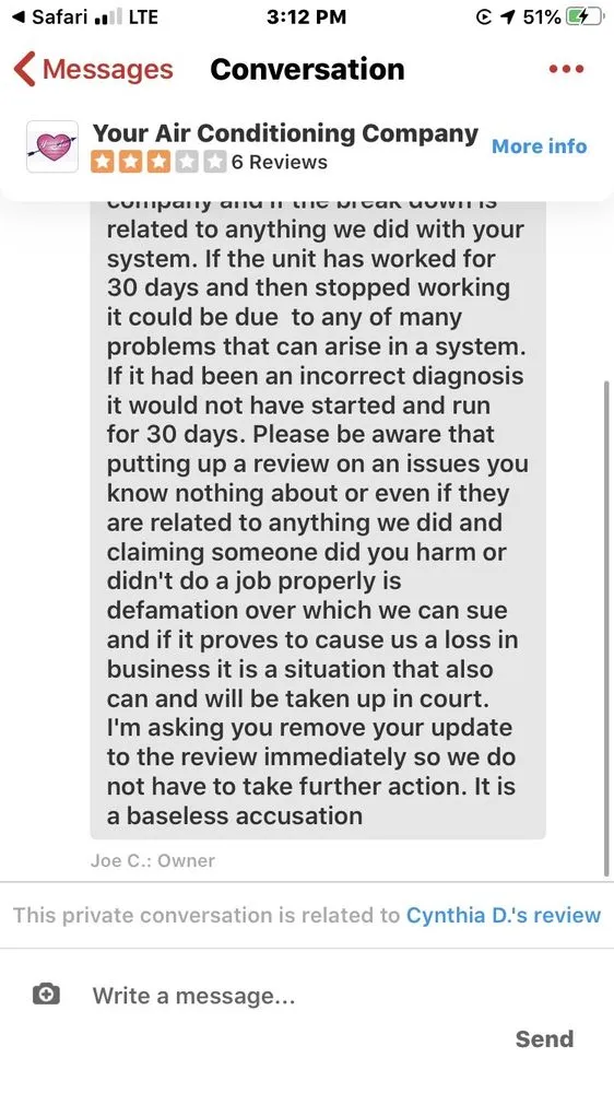 Slide of Your Air Conditioning Company