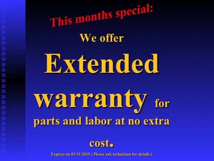 Slide of Your Appliance, Refrigeration & HVAC repair