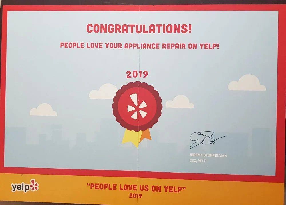 Slide of Your Appliance, Refrigeration & HVAC repair