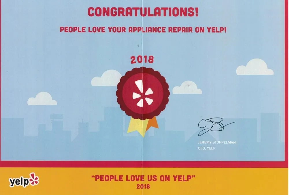 Slide of Your Appliance, Refrigeration & HVAC repair