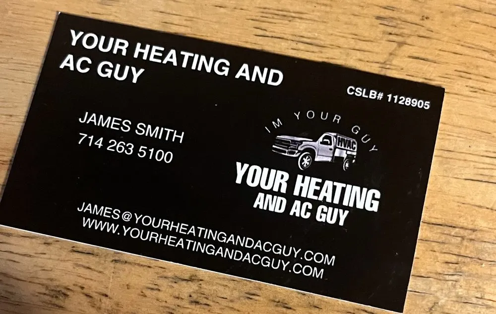 Slide of Your Heating and AC Guy