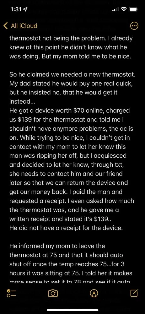 Slide of Yung's AC Service