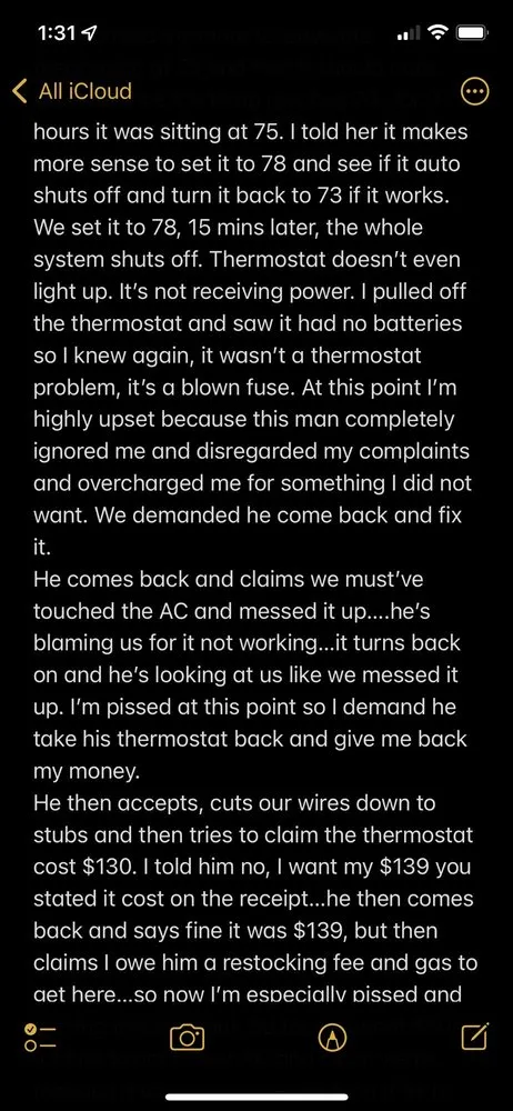 Slide of Yung's AC Service