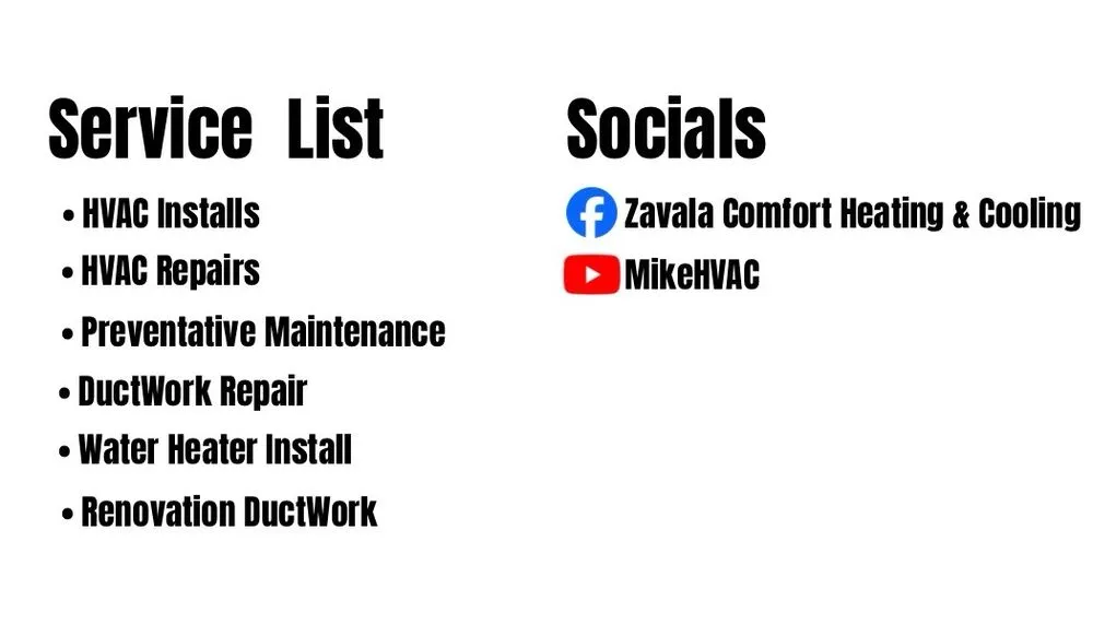 Slide of Zavala Heating & Cooling