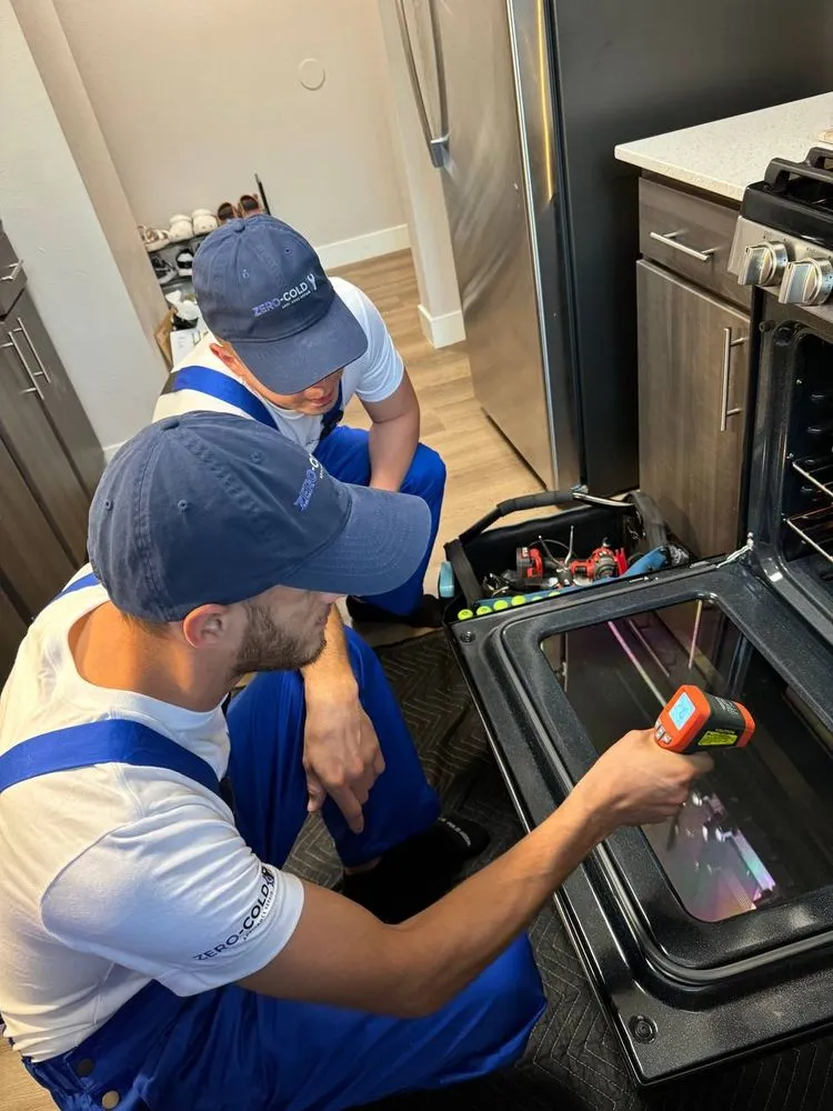 Slide of Zero-Cold Appliance Repair