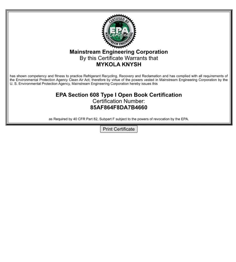 Slide of Zero-Cold Appliance Repair