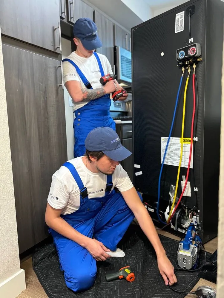 Slide of Zero-Cold Appliance Repair