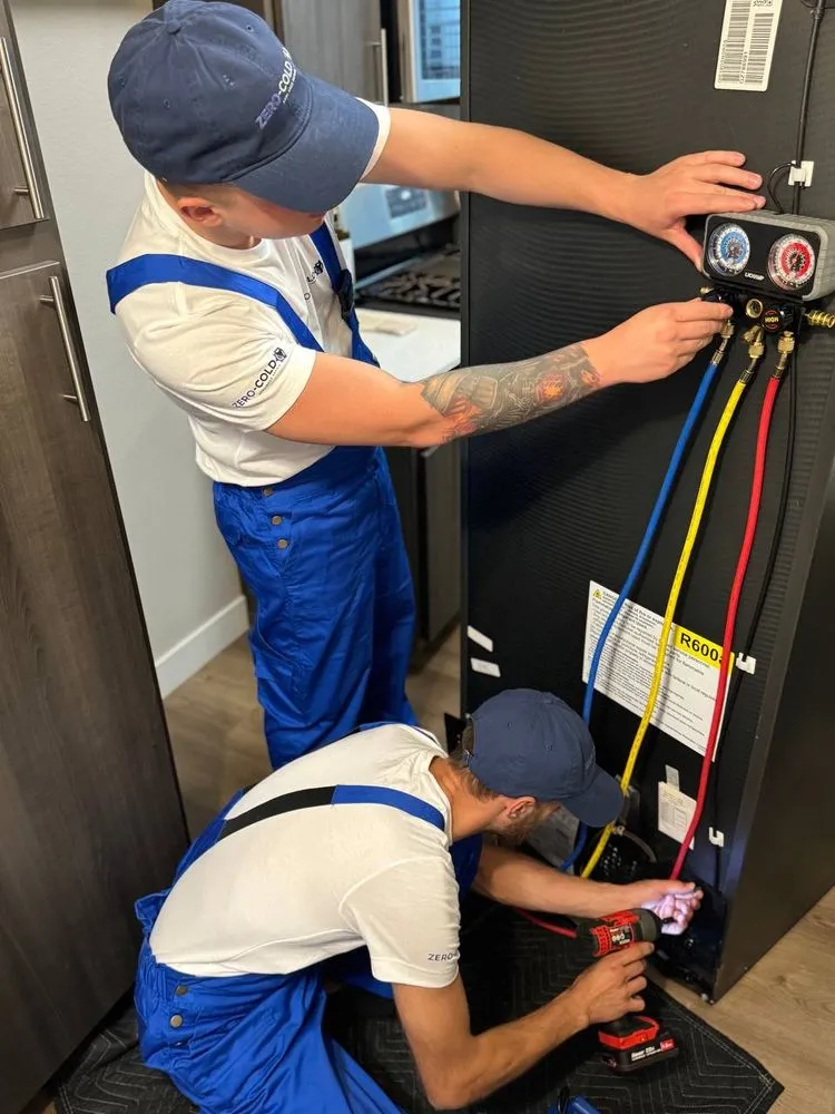 Slide of Zero-Cold Appliance Repair