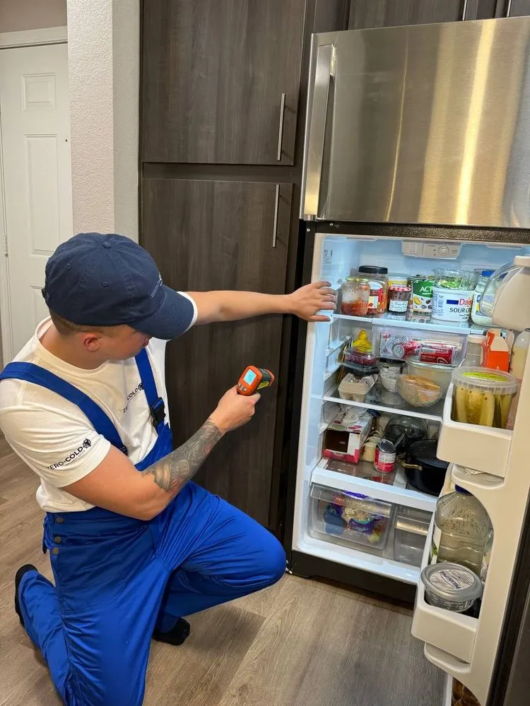 Slide of Zero-Cold Appliance Repair