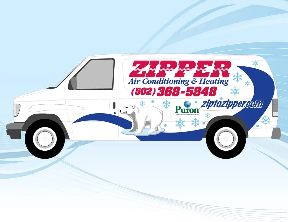 Slide of Zipper Air Conditioning and Heating Company