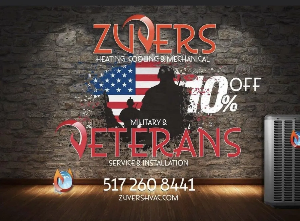 Slide of Zuvers Heating Cooling & Mechanical